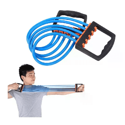 Attrezzo fitness estensore a 5 molle per sport palestra muscoli pettorali spalle