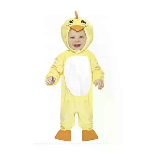Costume carnevale animale vestito bambino neonato unisex little chicken 18/24 m