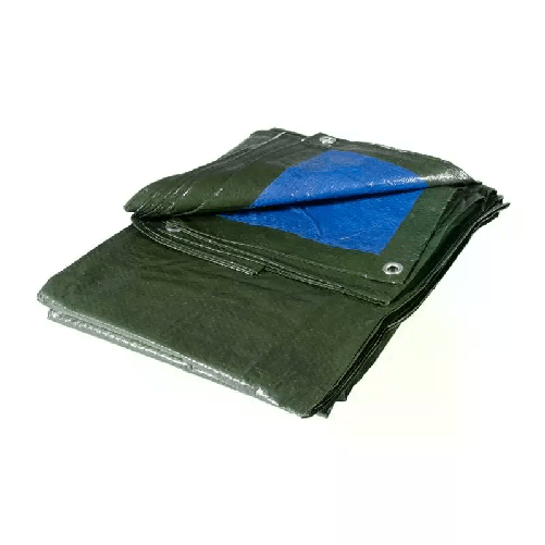 Telo telone occhiellato antipioggia PE esterno piscina impermeabile 3x4m verde