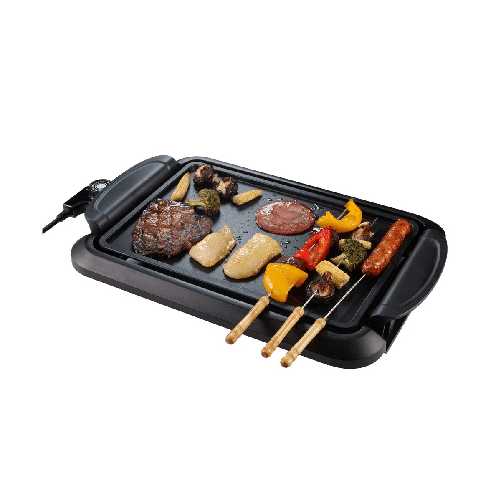 Piastra Elettrica Portatile per Cucinare Bistecchiera Portatile da Tavolo Cucina