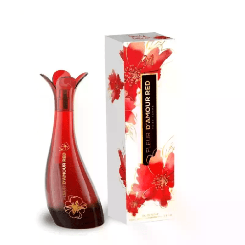 Profumo per donna fragranza spray 100ml Fleur D'amour Red Eau de Parfum pour femme