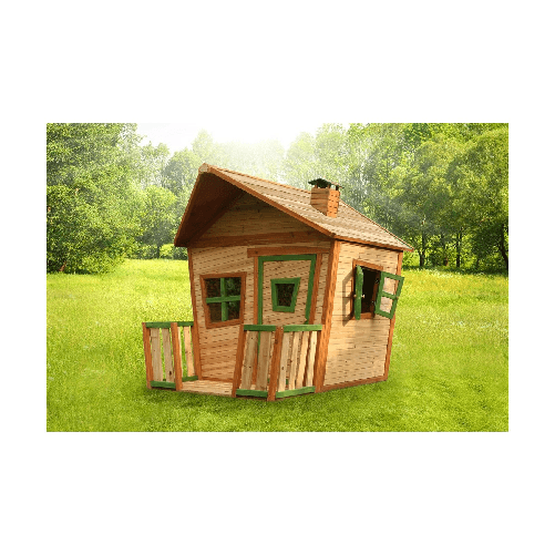 Gioco Esterno Casetta Legno Cedro Bimbi Jesse Giardino Veranda Playhouse
