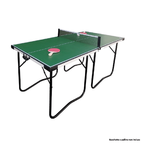 Tavolo Pieghevole da Ping Pong Compatto Richiudibile Salvaspazio con Rete