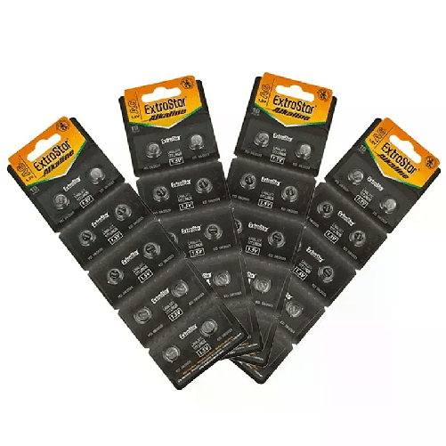 40 PILE BATTERIE A BOTTONE AG0 SR521SW, SR63, LR521,LR69, SR521 JA,V379 PIATTE