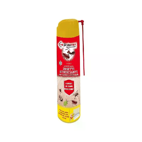 Insetticida Spray Insetti Striscianti e Volatili Protemax 500 Ml Con Cannuccia