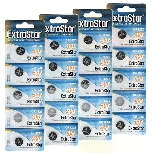 20 PILE 3V CR1225 1225 CR BATTERIA OROLOGIO BOTTONE PILA BATTERIE BILANCIA LITIO