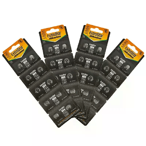 40 PILE BATTERIE A BOTTONE AG4 1,5v 377A SR66 LR626 SG4 SR626 LR66 177 PILA