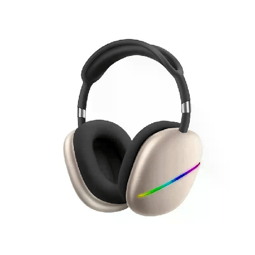 Cuffie Wireless Luce Led RGB Auricolari Bluetooth senza Fili Stereo Microfono Pc