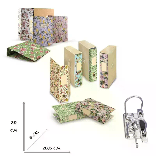 RACCOGLITORE AD ANELLI PORTA DOCUMENTI D8 PIGNA NATURE FLOWER