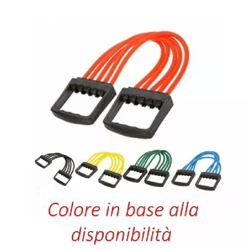 Estensore toracico elastico resistente esercizi allenamento casa palestra sport