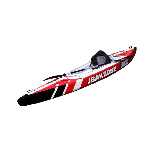 V Shape Kayak Canoa Gonfiabile 1 Posto Remo Pagaia da Pesca Mare Pompa Sacca