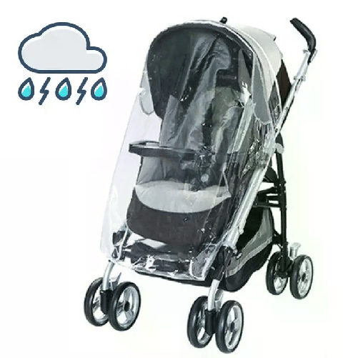 Parapioggia passeggino universale plastica impermeabile telo trasparente bambino