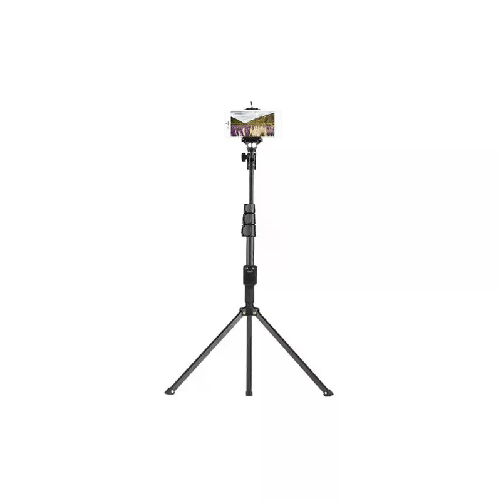 Cavalletto smartphone treppiede 104cm asta selfie telecomando Bluetooth wireless