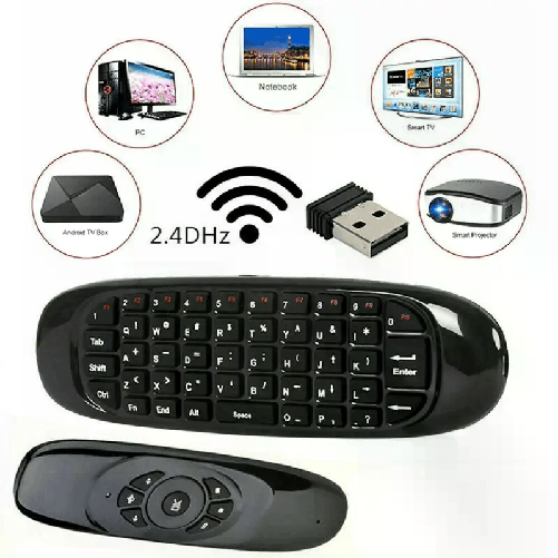 Telecomando tastiera wireless per PC android smart tv compatibile windows mac