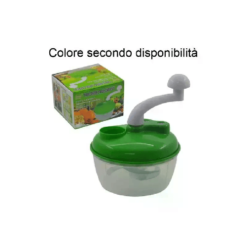 Tritatutto 4 lame 3 velocità affetta verdure frutta cucina manuale taglia