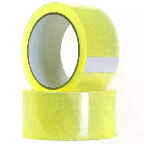 12x Nastro adesivo trasparente 48X88 12 pezzi imballaggio pacchi giallo