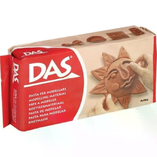 DAS 1kg pasta per modellare FILA creare scuola bambini lavoro terracotta 1000g