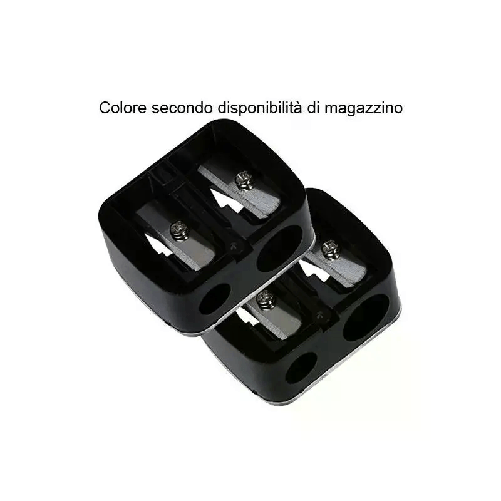2x temperino matita occhi contorno plastica due misure matite grandi piccole