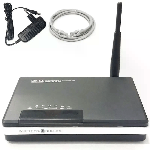 Router internet wireless wifi 4 ethernet 802.11b/g lan ADSL WAN UPnP WPA-PSK