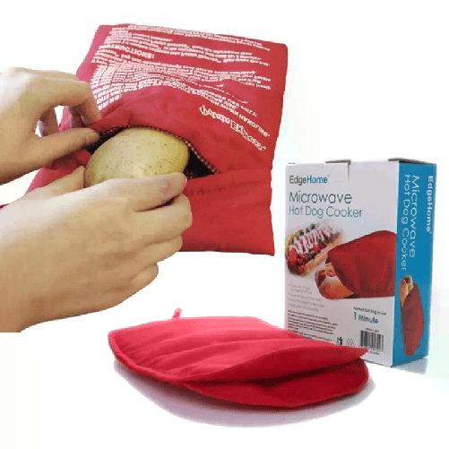 Sacca bag cuoci hot dog patate etc forno microonde piccolo e grande