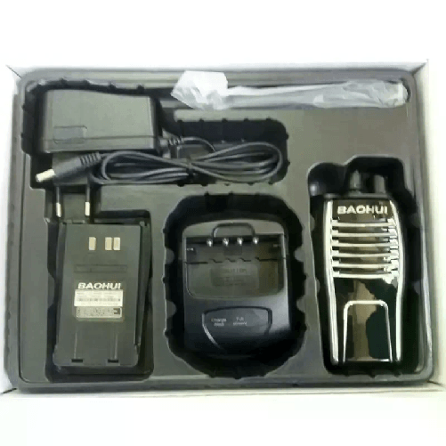 Walkie talkie radio comunicazione batteria ricaricabile antenna 5W