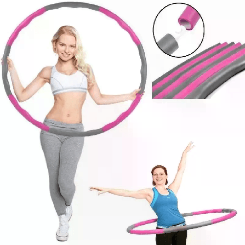 Hula Hoop in schiuma componibile smontabile addominali e fianchi perfetti 95 cm