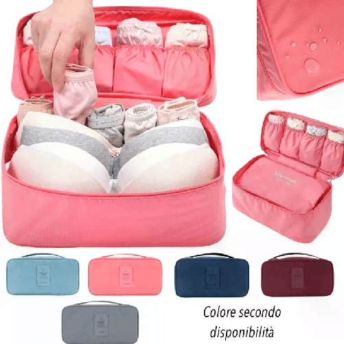Organizer da viaggio organizza valigia trolley tasche chiusura zip - vari colori