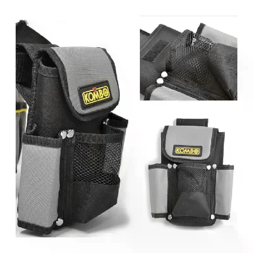Borsa cintura porta utensili attrezzi marsupio 3 tasche elettricista muratore