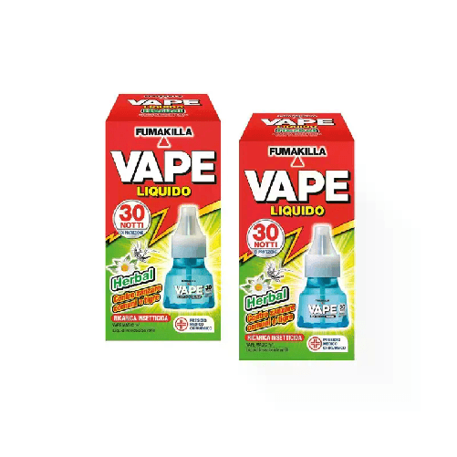 Vape Ricarica Liquida Herbal Zanzare comuni tigre per Diffusore Elettrico 2 PZ