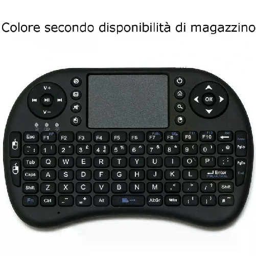 Tastiera wireless bluetooth universale mouse touchpad smartphone smart tv tablet