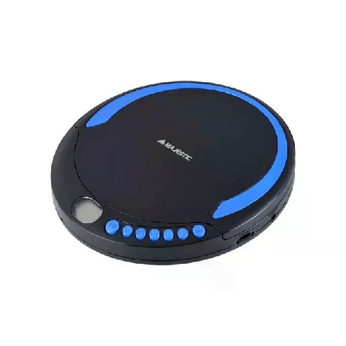Majestic DM-1550-BLU Lettore Cd-mp3 Portatile MP3,WMA Colore Nero e Blu New Majestic DM 1550 MP3