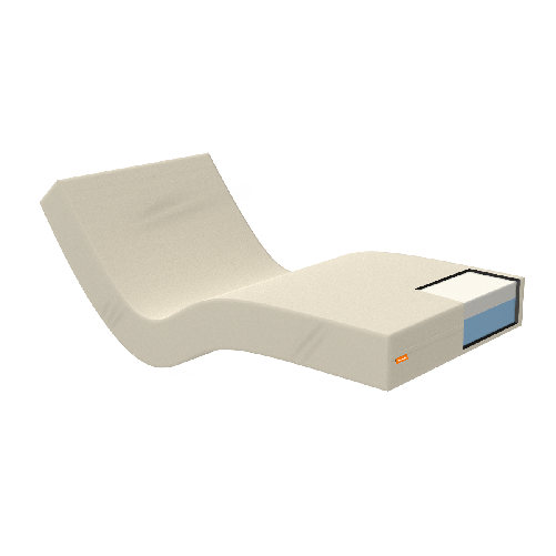 Materasso Geriatrico Memory 80x200 - Sfoderabile, Rivestimento Sanitario impermeabile.