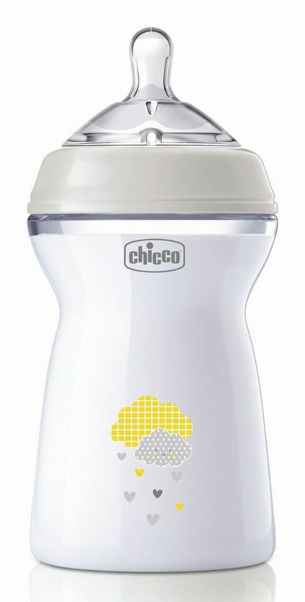 Chicco Natural Feeling biberon 330 ml Grigio