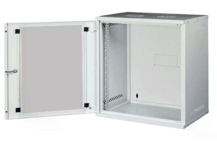 Armadio Rack 19 A Muro 4U 19 (L) 542 Mm 400 Mm Colore Grigio Disassemblato