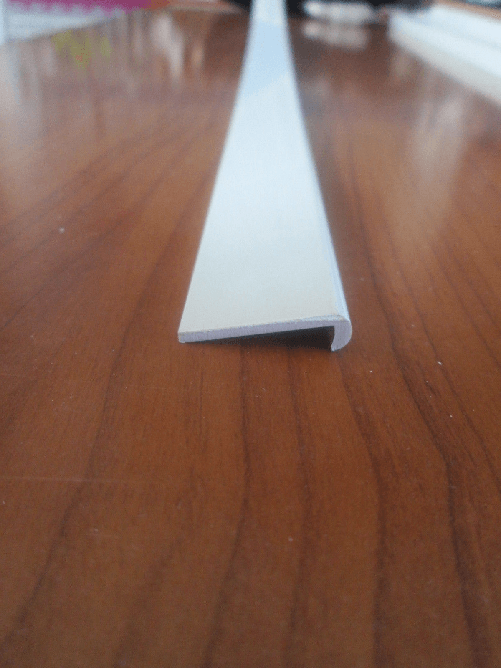 Profili pvc bianco unghietta mm 25x23 - da 1 mt.