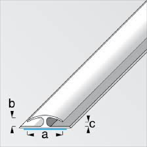 Profili pvc bianco raccordi pannelli h.3,5 - 22x11 - da 1 mt.