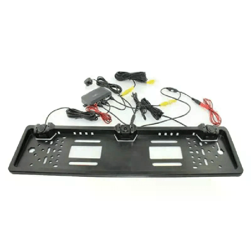 Portatarga automobile retrocamera waterproof sensori parcheggio segnale acustico