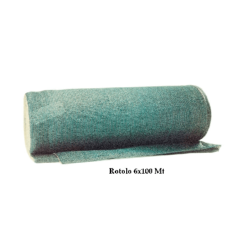 Rotolo Rete Ombreggiante Verde h 6 x100 Mt Terrazzo Balcone Giardino Frangivista