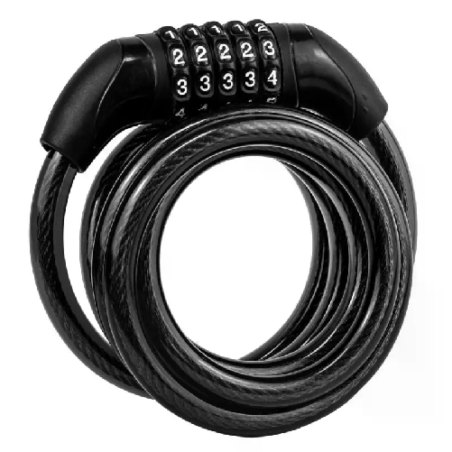 Catena antifurto Lucchetto tubo bici bicicletta moto combinazione 4 cifre 100cm
