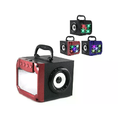 CASSA BLUETOOTH MINI SPEAKER WIRELESS PORTATILE USB ALTOPARLANTE RGB AUX FM