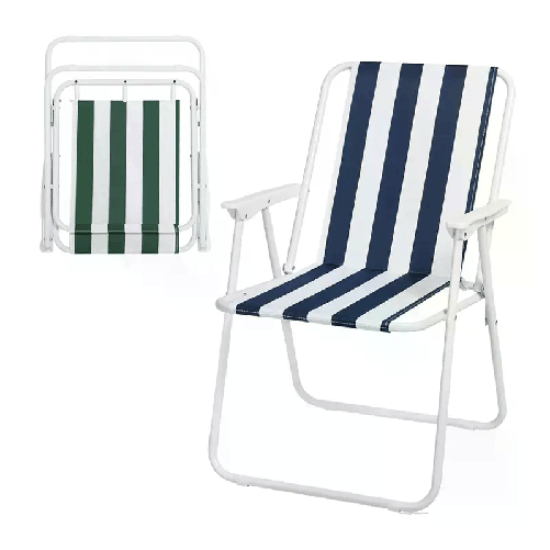 Sedia poltrona richiudibile da spiaggia pieghevole cayo largo 52x44x75 cm mare