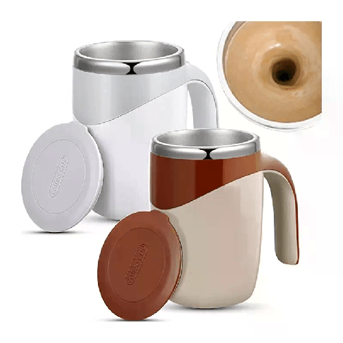 Tazza automescolante miscelazione caffè latte 380ml self stirring mug automatica