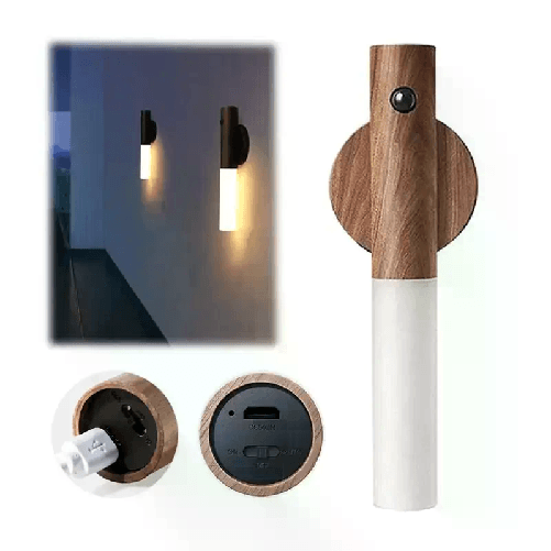 Applique led da interno con sensore a parete ricaricabile portatile luce notte