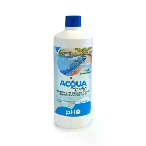 Riduttore PH meno correttore abbattitore di Ph liquido per acqua piscina 1lt