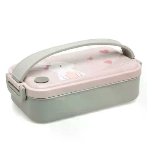 Contenitore portavivande porta Pranzo Acciaio Inox per bambini 1 scomparto 550ml