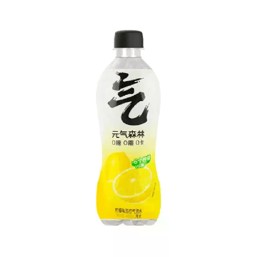 Bevanda frizzante gassata gusto limone Genki forest 480 ml 0 calorie 0 zuccheri