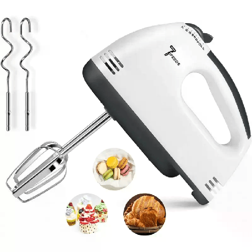 Sbattitore elettrico frullatore frusta impastatore 4 fruste 100W 7 velocità casa