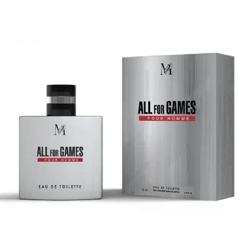 PROFUMO PER UOMO DA 100 ml EAU DE TOILETTE PARFUM SPRAY DA UOMO All for Games