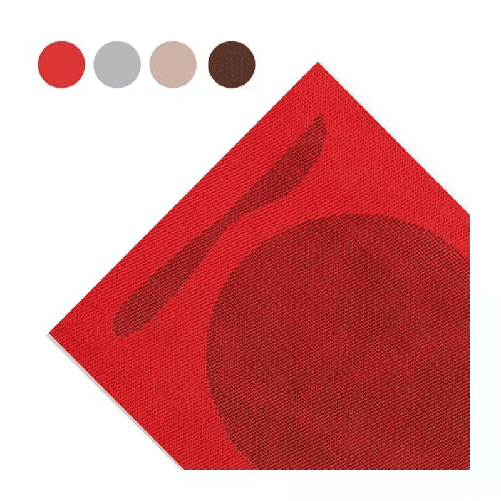 Set 12 Tovagliette americane plastica antimacchia PVC colazione 30x45cm colorate