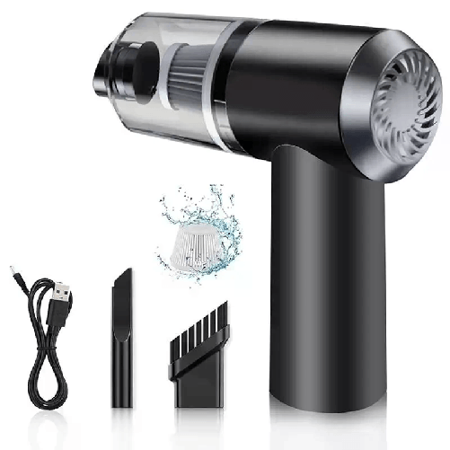 Mini Aspirapolvere Portatile Auto Casa soffiatore ricaricabile 120W USB 2 in 1